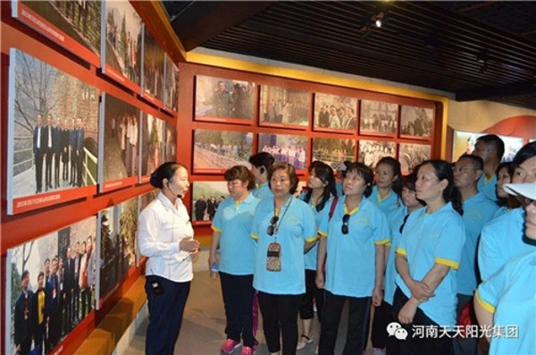 管城区工商联：河南天天阳光集团组织党员赴红旗渠参观学习(图2)