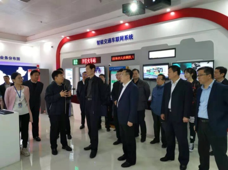 市领导王跃华、史占勇一行到高新区调研科研院所、科技型企业人才和科技创新情况(图1)
